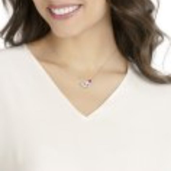 Elegant Swarovski Brand New 3 pieces love heart Necklace with 4 ways to wear - Picture 2 of 8